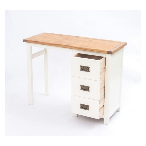 Cabinet Bits Lovere 3 Drawer Desk - Dressing Table Brass Drop Handle