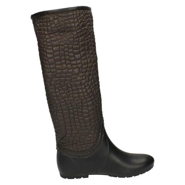 Spot On Ladies Spot On Crocodile Style Wellington Boots