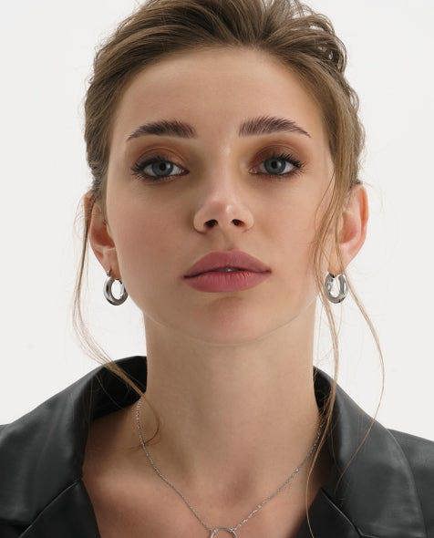 Sterling Silver Circle Necklace - Necklaces - Elk & Bloom