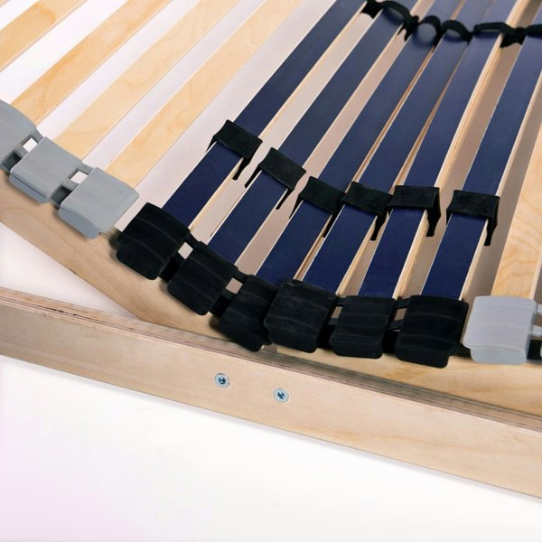 Berkfield Slatted Bed Base with 42 Slats 7 Zones 70x200 cm