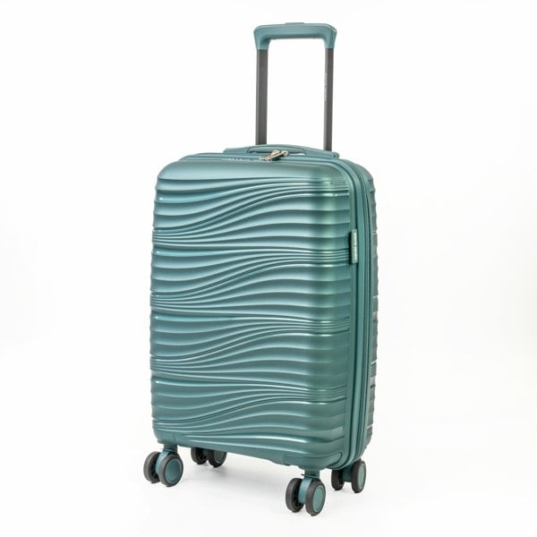 Pierre Cardin Riviera Hard Travel Suitcase 8 Spinner Wheeled Luggage with TSA Locks