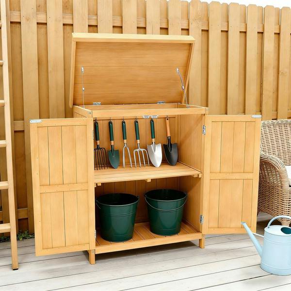 Groundlevel Wooden Garden Potting Shed