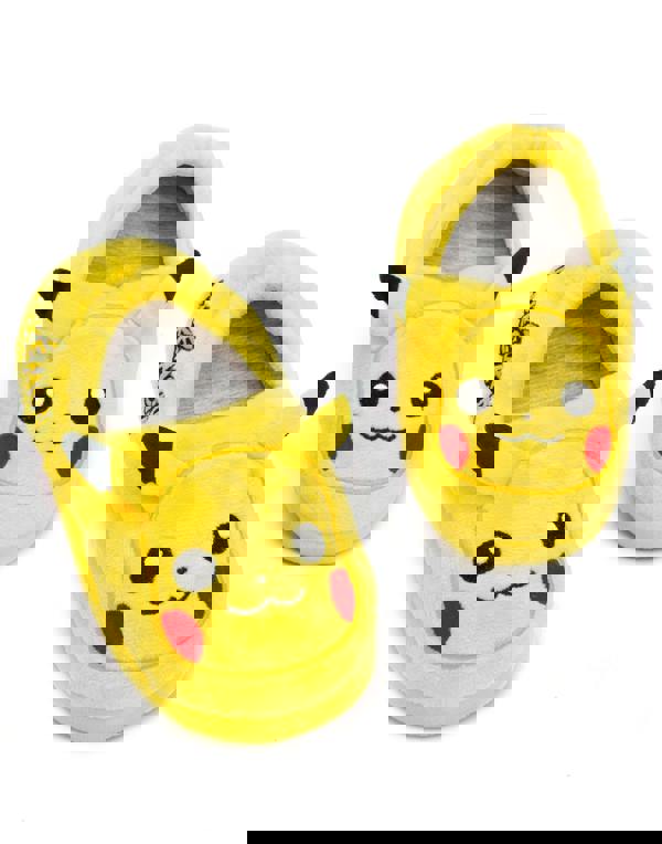 Pokemon Boys Yellow Pikachu Novelty 3D 3D Slippers