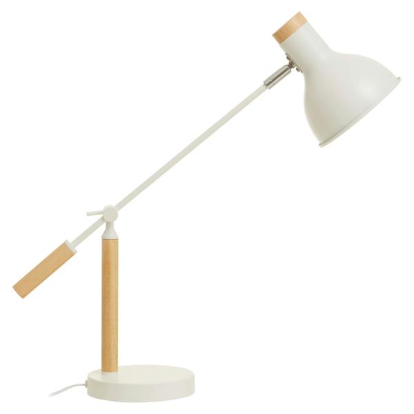 Interiors by Premier Stockholm Matte White Table Lamp