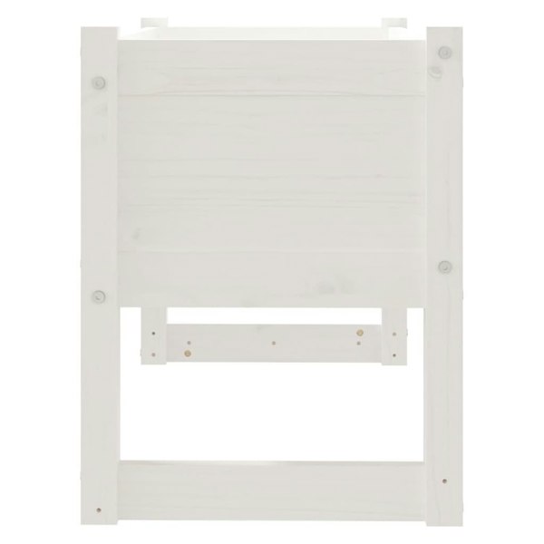 Berkfield Planter White 78x40x52 cm Solid Wood Pine