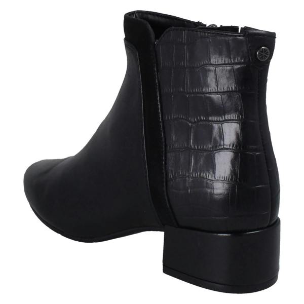 Van Dal Ladies Van Dal Zip Fastening Smart Ankle Boots With Croc Detailing Manon