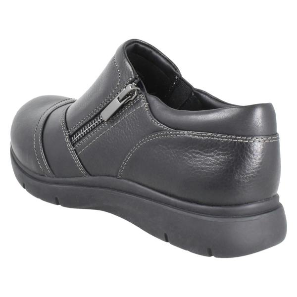 Clarks Ladies Clarks Wedge Sole Shoes - Certina Pure