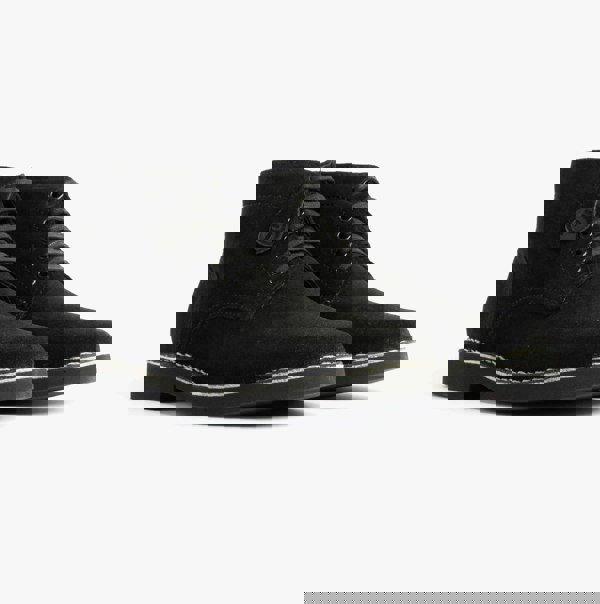 Popps RANGER Mens Desert Boots Black