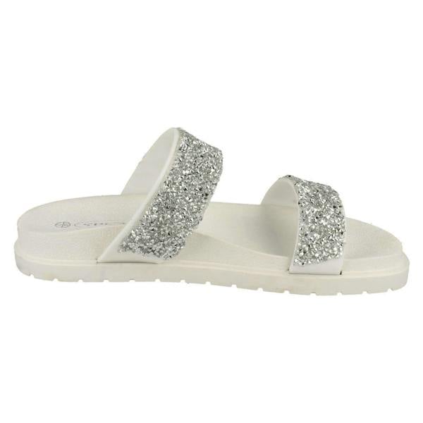 Spot On Ladies Spot On Slip On Sandals