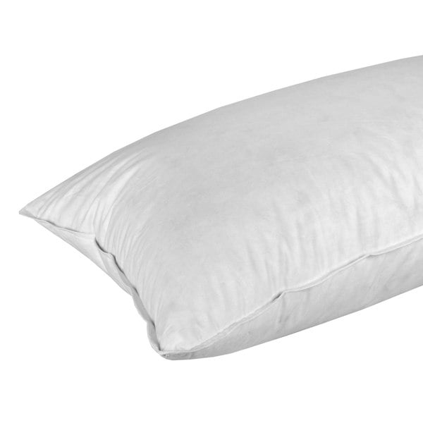 HOMESCAPES Duck Feather Euro Continental Pillow Pair - 40cm x 80cm (16"x32")