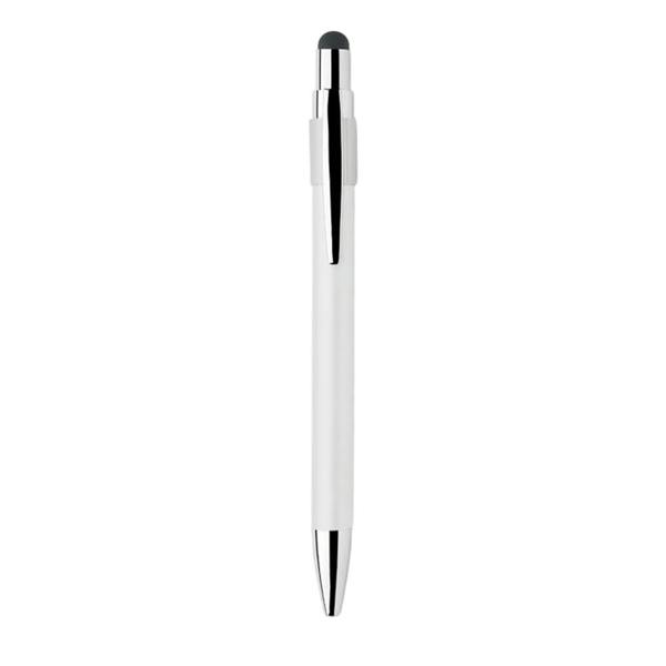MidOcean Edd Spinner Stylus Pen - White/White - 