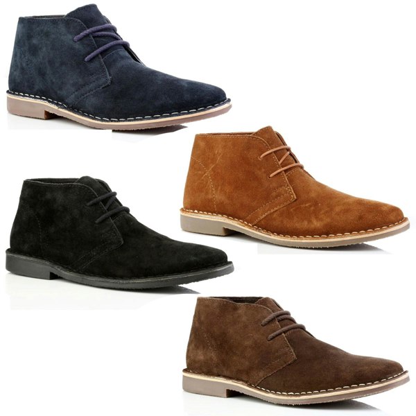 Thomas Crick Red Tape Crick Gobi Suede Leather Mens Desert Lace Up Chukka Boots