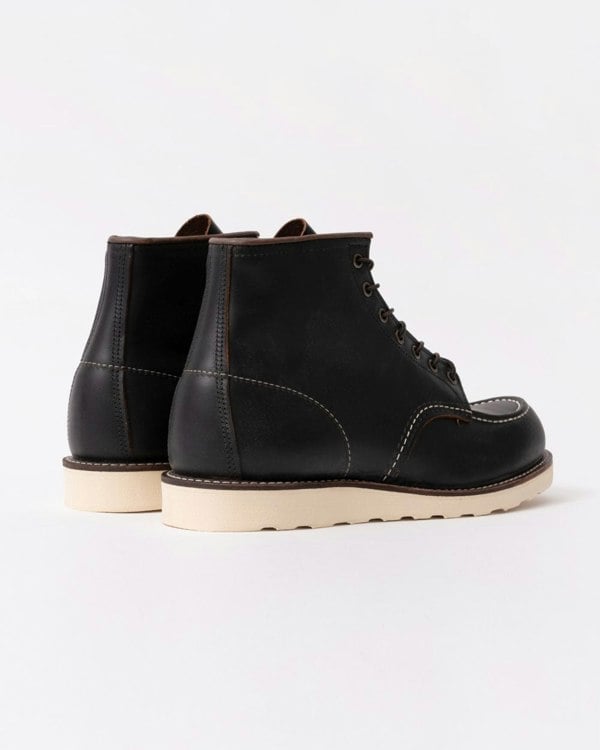 Red Wing 6 Inch Moc Toe Mens Boot - Black Prairie
