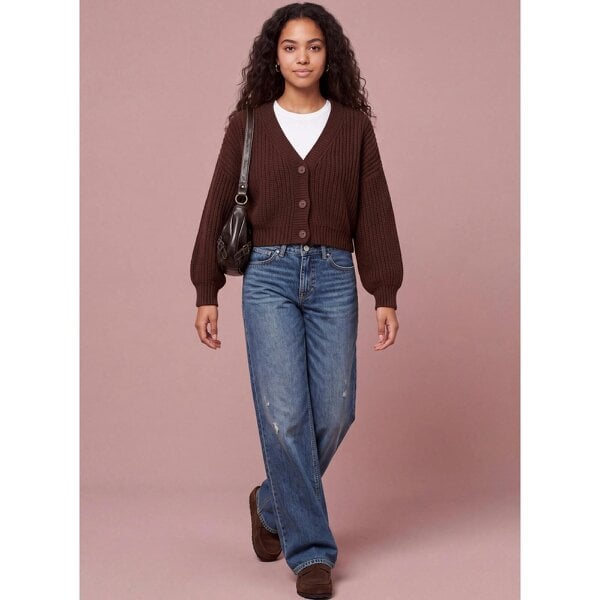 Pink Vanilla V Neck Three Button Cardigan
