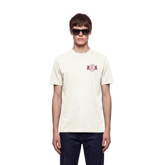 By Lanvin Paris Shield Logo Beige T-Shirt