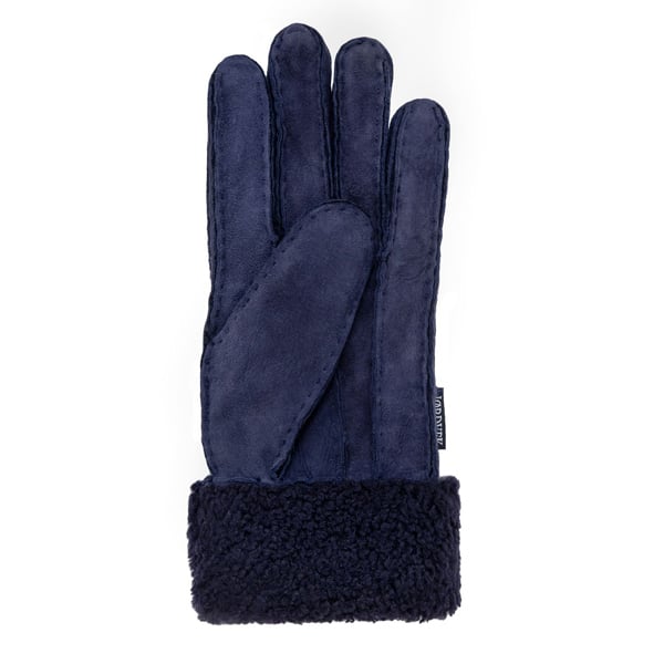 Nordvek Womens Sheepskin Gloves With Fur Cuff