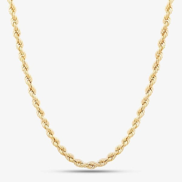 T. H. Baker 9ct Yellow Gold 18 Inch Rope Chain 1.12.0174