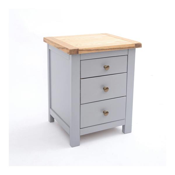 Cabinet Bits Mirano 3 Drawer Bedside Table