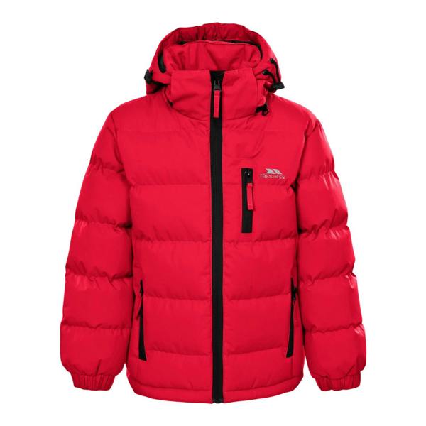 Trespass Boys Tuff Padded Jacket - Red