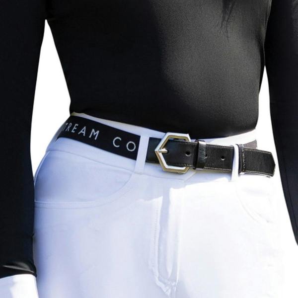 Coldstream Next Generation Ettrick Logo Elasticated Belt - Black - 