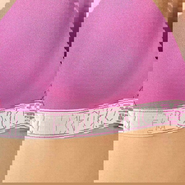 Emporio Armani Iconic Microfiber Padded Triangle Bra, Azalea