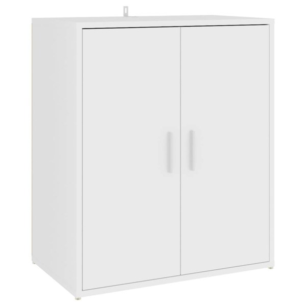 Berkfield Shoe Cabinet White 60x35x70 cm Engineered Wood