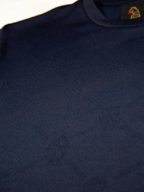 Luke 1977 LUKE1977 Arriba textured T-Shirt - Navy Blue