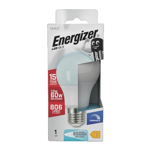 Energizer ES/E27 LED GLS Bulb - White - 