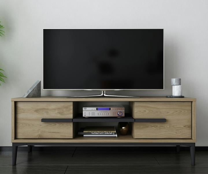 Decorotika Eslem Modern Tv Stand Tv Unit TV Cabinet for TV's up to 55"
