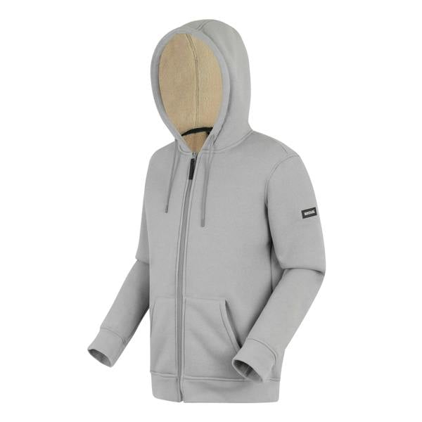 Regatta Mens Naddle Fleece Full Zip Hoodie - Grey Marl - 