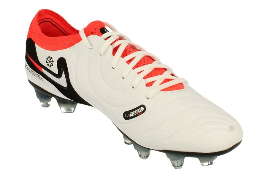 Nike Legend 10 Elite Sg-Pro Ac Mens Football Boots Dv4329  100 - White Black Bright Crimson 100 - Photo 3