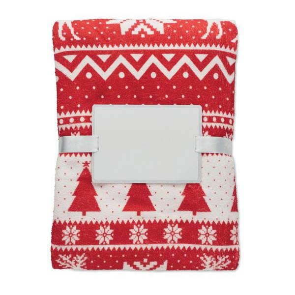 MidOcean TOSTI RPET Fleece Blanket - Red - 