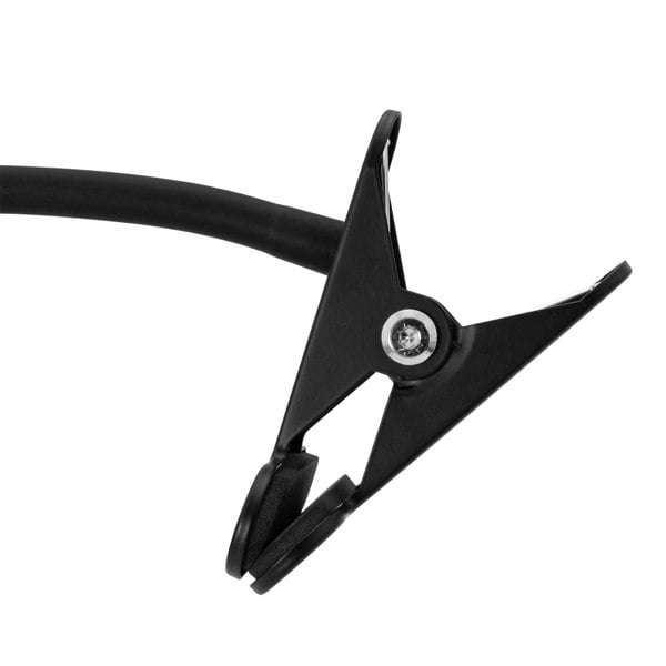 Black Rechargeable 3 Speed Clip-On Fan with LED Dimmable Ring Light Image 5