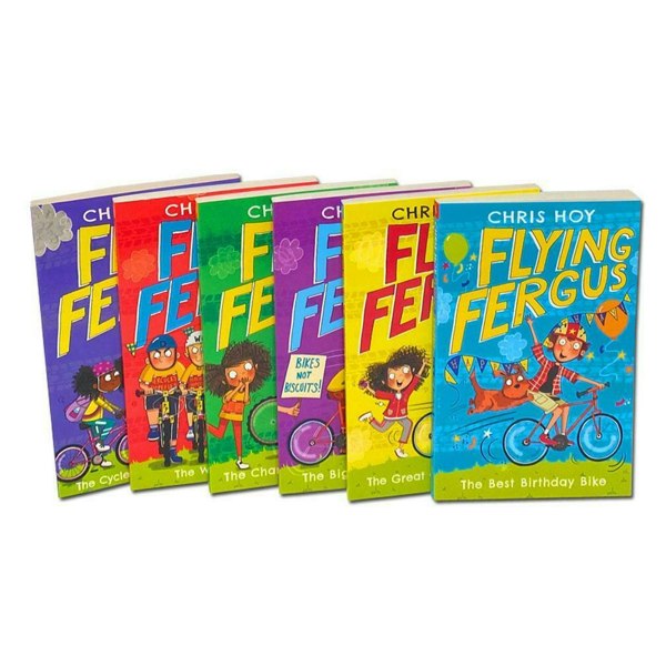 Chris Hoy Flying Fergus The Super Cycle 6 Book Set - Cycle Search And Rescue Winning T..