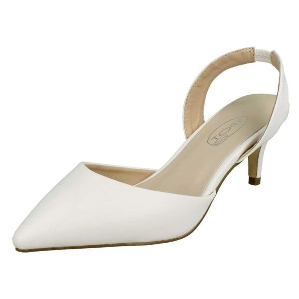 Spot On Ladies Spot On Pointed Kitten Heel