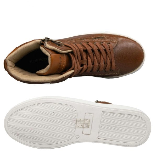 HX London Ilford High Top Leather Trainers