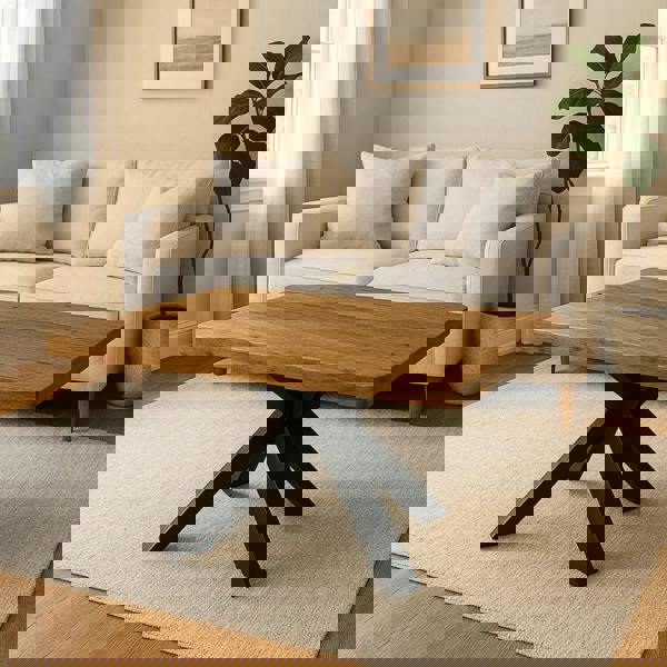 TRL Furniture Sleek & Slender Reclaimed Coffee Table