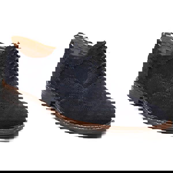 Base London Base London CLARENCE Mens Brogue Shoes Navy