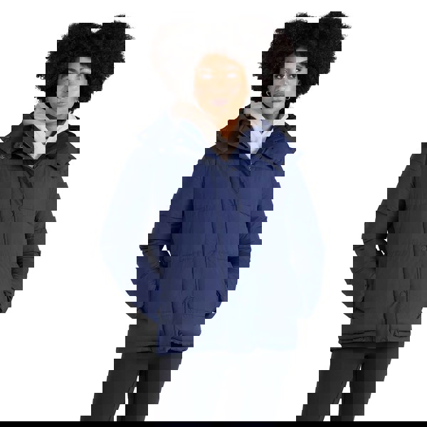 Animal Womens Maeve Puffer Jacket - Navy