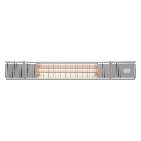 Castle Heaters - Heatbeat 2KW Infrared Outdoor Garden Patio Heater with Bluetooth Speaker & Remote Control