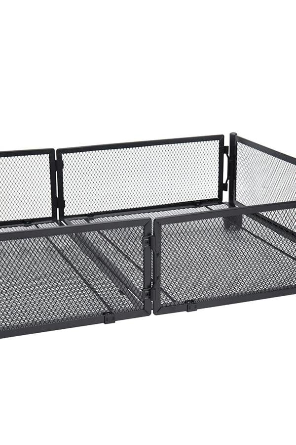 Living and Home Metal Underbed Wheeled Storage Container Organizer