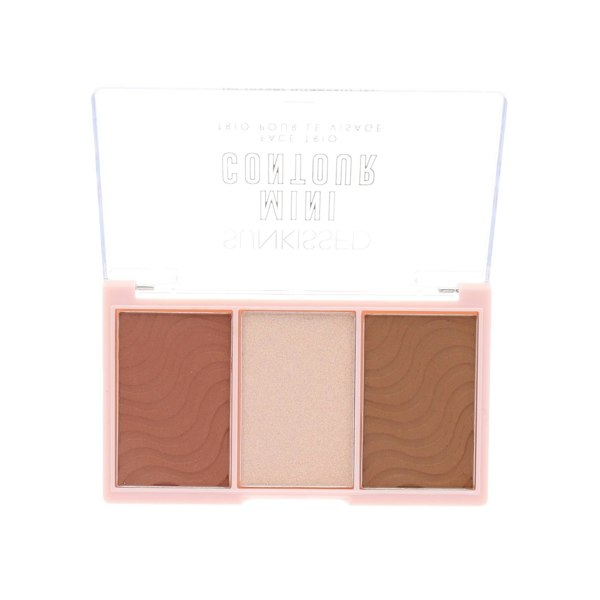 Sunkissed Mini Contour Face Trio Palette - 12.6g Highlight Bronzer