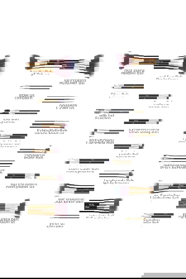 Living and Home 12 Pcs Rose Gold Makeup Brush Set with Makeup Sponge and Brush Egg Gift Set