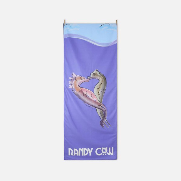 Randy Cow Seahorses - Quick Drying Microfibre Towel