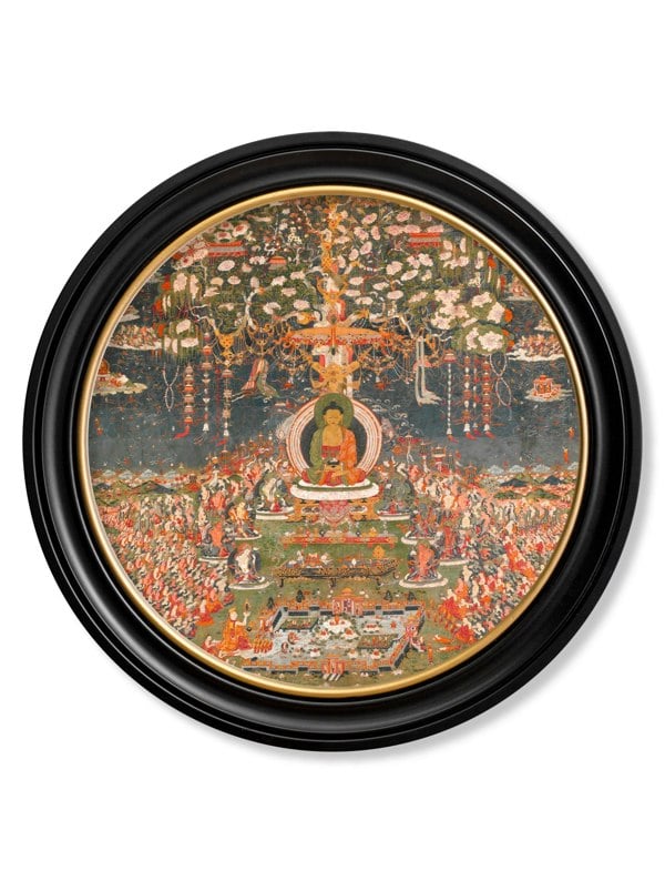 Exceptional Art c.1700 Buddha of the Western Pure Land - Round