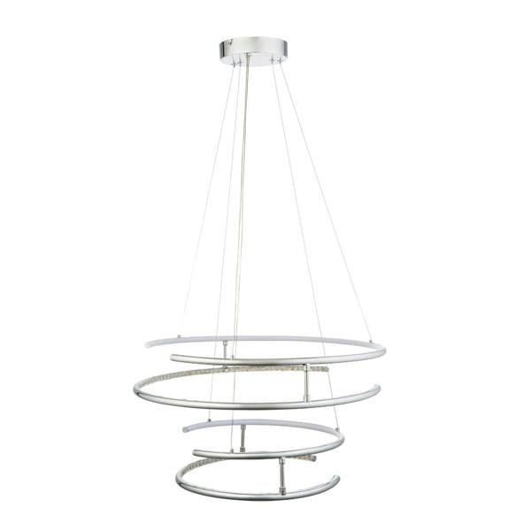 Pagazzi Lighting Mabel Silver LED Pendant Ceiling Light