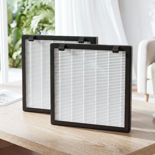 HOMCOM H13 True HEPA Replacement Filter for Air Purifier (823-096), 2 Pack