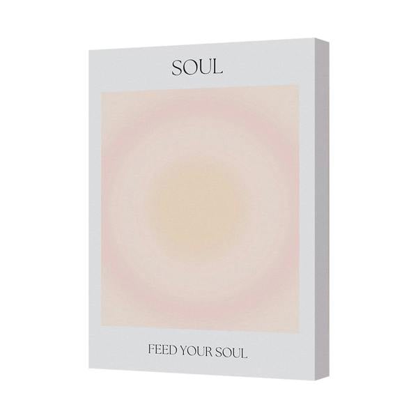 Benjamin Tate Design Soul Canvas Print Soft Pastel Abstract Wall Art Feed Your Soul