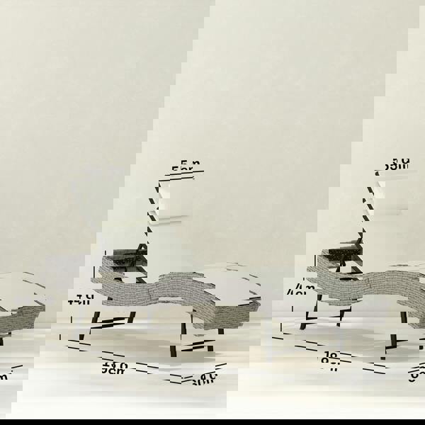 Single Rattan Lounger (Non-Simple)