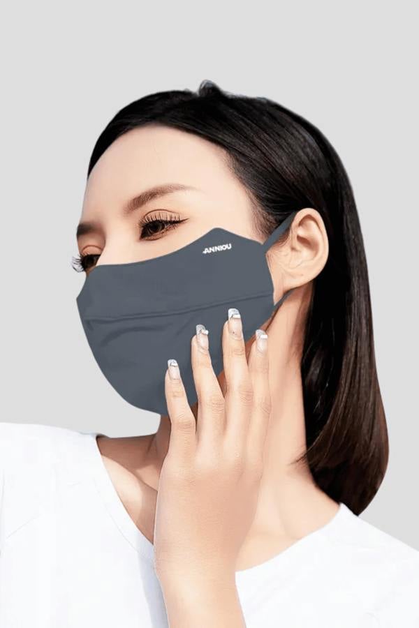 Anniou UV Silk Face Mask - graphite gray